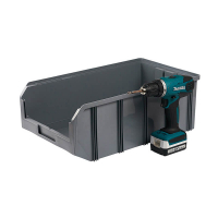 V-4 Пластиковый ящик серый, (502х305х186) 20 литров HV Market