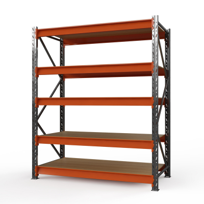 Стеллаж металлический ОПТИМА, 2500х1530х785 мм. Полки: 5 шт. фанера