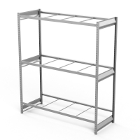 Стеллаж грузовой СГ Ультра (2500х2100х1000) 3 яруса, без настила, для шин, дисков, колес HV Market