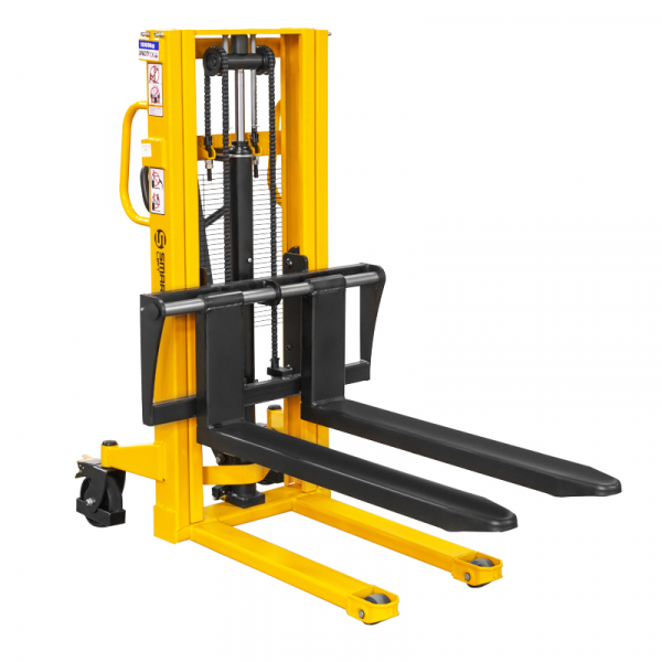 Штабелер гидравлический SDA 1020 (1000 кг; 2 м; вилы 300-850 мм) SMARTLIFT HV Market