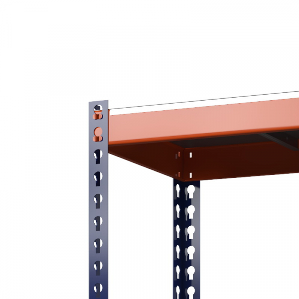 Стеллаж Профи Т (2000/1845/770), 4 яруса металл оц.