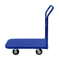Тележка платформенная ТПТ (г/п 300 кг, 900x600 мм, колеса черная резина 125 мм) HV Market