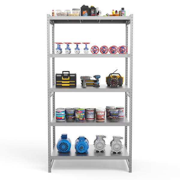 Стеллаж грузовой СГ Ультра (2500х1500х500) 5 ярусов, цинк