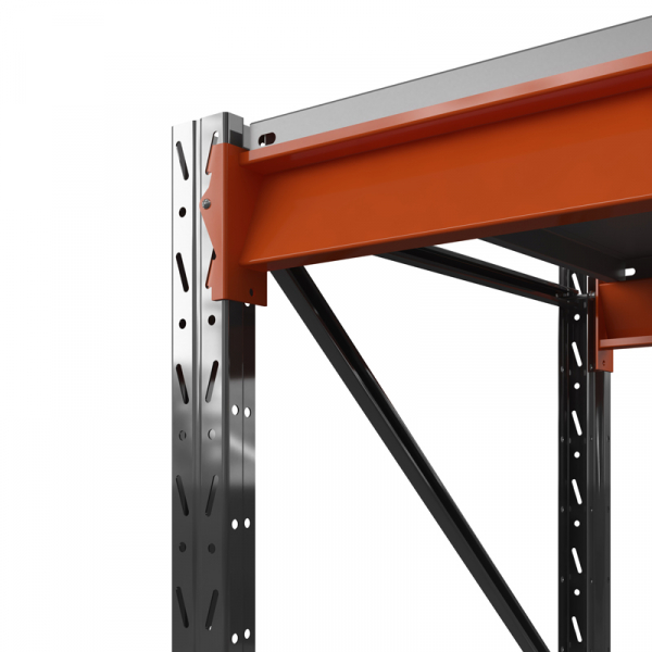 Стеллаж металлический ОПТИМА, 3000х1530х785 мм. Полки: 3 шт. метал.