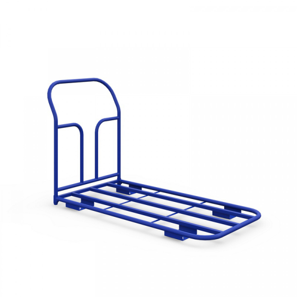 Тележка платформенная каркасная ТК 4 (600х1200) г/п 500 кг.150 чугун/полиуретан