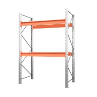 Стеллаж металлический паллетный 2500х1800х1100 мм (85.1.5). Ярусы: пол+2 HV Market