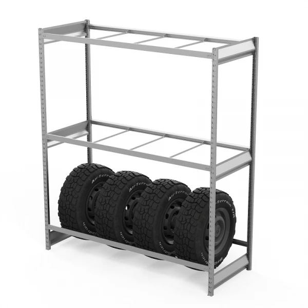Стеллаж грузовой СГ Ультра (2500х2100х500) 3 яруса, без настила, для шин, дисков, колес HV Market