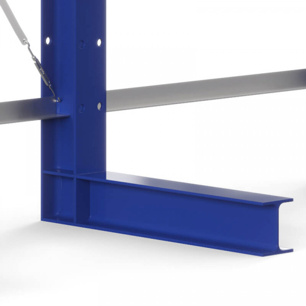 Дополнительная секция стеллажа консольного 2-стороннего 3500х2160х1082 HV Market