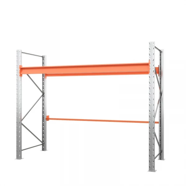 Стеллаж металлический паллетный 2000х2700х1100 мм. Ярусы: пол+1 HV Market