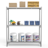 Стеллаж грузовой СГ Ультра (2000х1800х500) 3 яруса, цинк HV Market