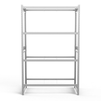 Стеллаж грузовой СГ Ультра (2500х1200х500) 4 яруса, без настила, для шин, дисков, колес HV Market