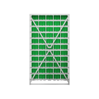 Стойка 1150х2000 односторонняя В1-00-00-11 (зеленый) HV Market