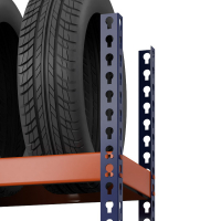 Стеллаж металлический Профи-Т для шин 2500x1540x500 мм. Ярусы:   4 шт. (Т-130-2,5 ) HV Market