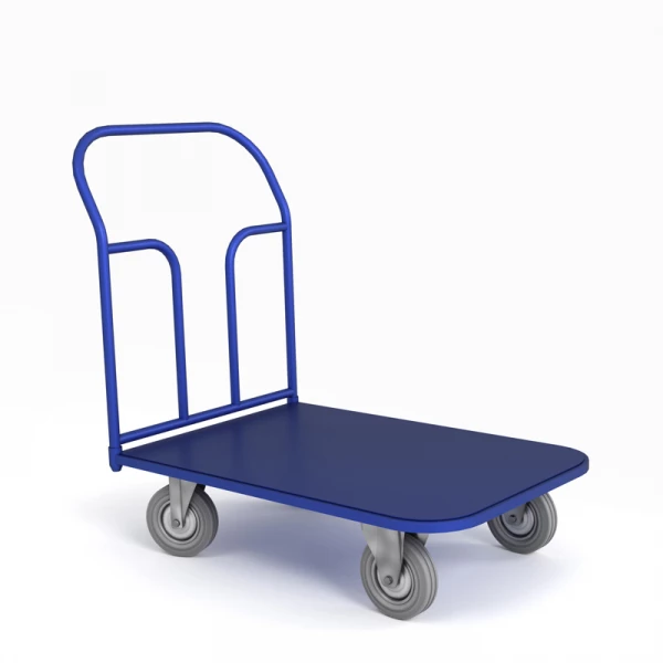 Тележка платформенная ТП 2 (600х900) г/п 550 кг.200 серая резина HV Market