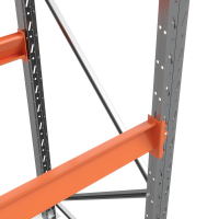 Стеллаж металлический паллетный 2000х1800х1100 мм (70.1.5). Ярусы: пол+1 HV Market