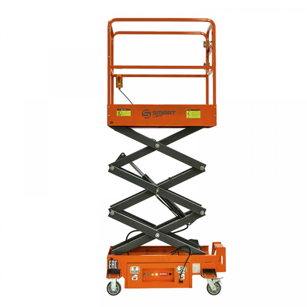 Подъемник ножничный несамоходный SJY-0.3-3.9 (220В; 300 кг; 3,9 м) SMARTLIFT HV Market