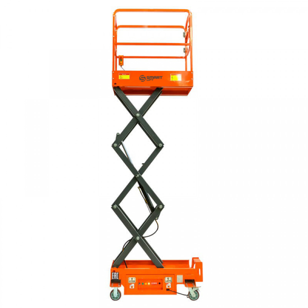 Подъемник ножничный несамоходный SJY-0.3-3.9 (220В; 300 кг; 3,9 м) SMARTLIFT HV Market