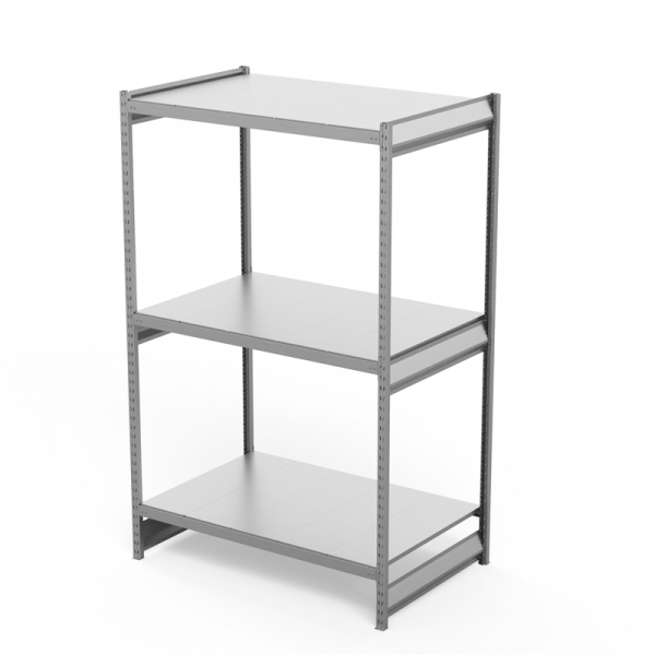 Стеллаж грузовой СГ Ультра (2500х1500х600) 3 яруса, цинк