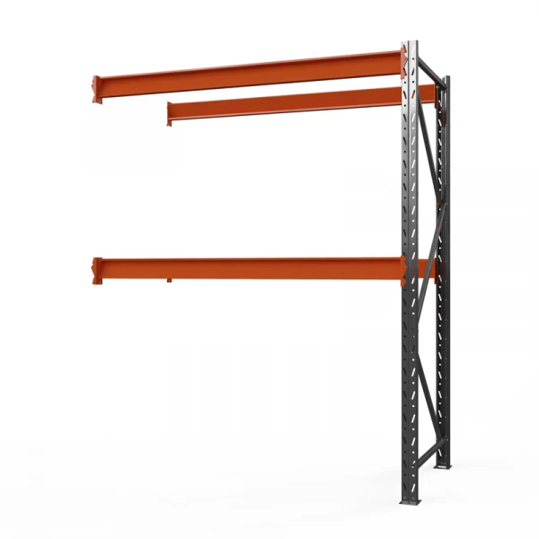 Секция приставная стеллажа металлического ОПТИМА, 2000х2500х785 мм. Полки: 2 шт. без настила