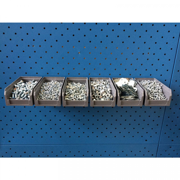 Органайзер настенный V-1-650 серый (6 ящиков V-1) HV Market