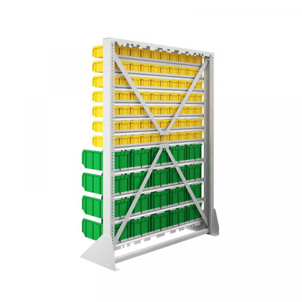Стойка 1150х1500 односторонняя С1-07-00-04 (желтый/зеленый)