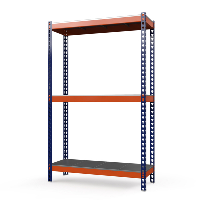 Стеллаж Профи Т (2000/1540/1005), 3 яруса металл оц., с усилителем