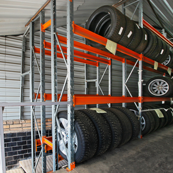 Стеллаж металлический паллетный 3500х2700х1100 мм (70.1.5). Ярусы: пол+2