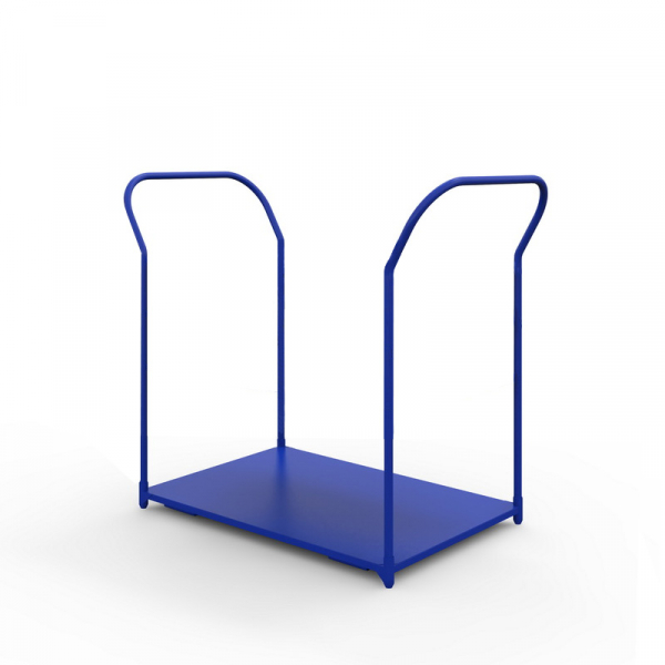 Тележка платформенная с двумя ручками ТЯ 6 основание (800х1200) 200 черная резина HV Market