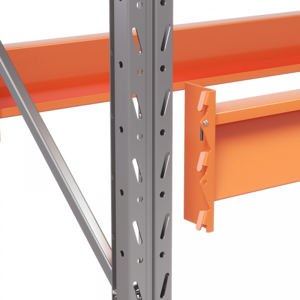 Две секции стеллажа металлического паллетного 6000х1800х1100 мм (85.1.5). Ярусы: пол+4 HV Market