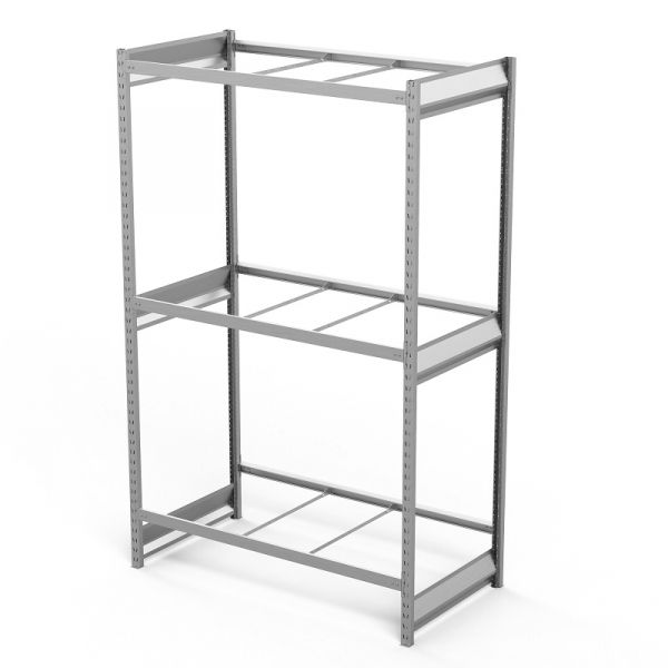 Стеллаж грузовой СГ Ультра (2500х1200х800) 3 яруса, без настила, для шин, дисков, колес HV Market