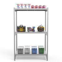 Стеллаж грузовой СГ Ультра (2500х1500х800) 3 яруса, цинк HV Market