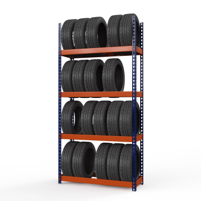 Стеллаж металлический Профи-Т для шин 2500x1240x500 мм. Ярусы:   4 шт. (Т-130/1-2,5 (2500х1240х500) HV Market