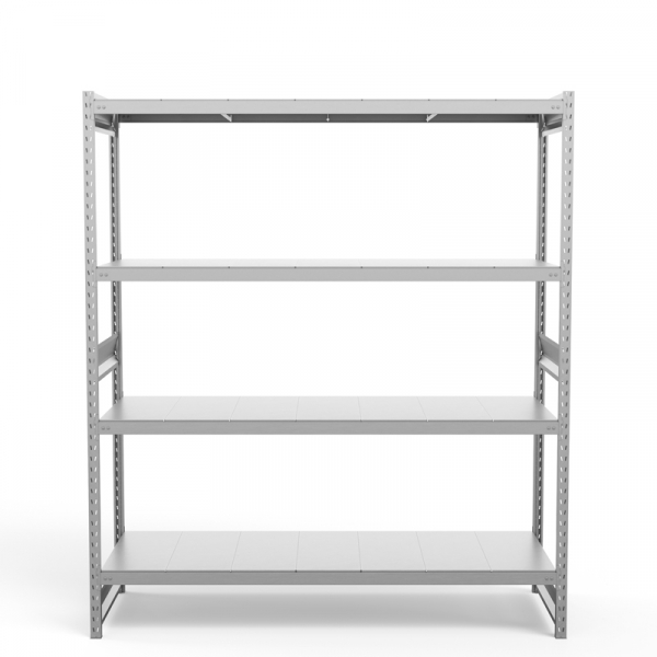 Стеллаж грузовой СГ Ультра (2500х1800х600) 4 яруса, цинк