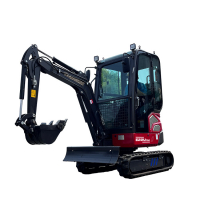 Мини-экскаватор QUADTRAC E22U PRO (2.2т, кабина, A/C, квикаплер, бур, 3 ковша) HV Market