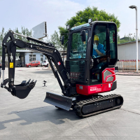 Мини-экскаватор QUADTRAC E22U PRO (2.2т, кабина, A/C, квикаплер, бур, 3 ковша) HV Market