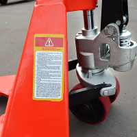 Ручная гидравлическая тележка низкопрофильная OXLIFT OX10-L35 35 мм 1000 кг HV Market