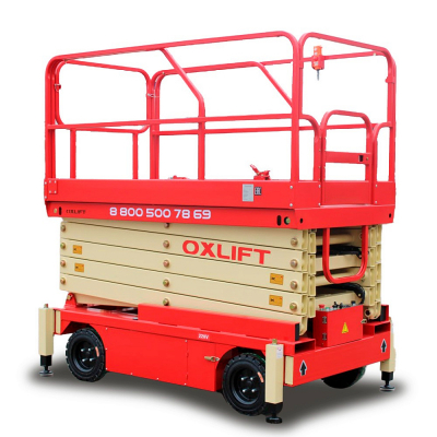 Ножничный подъемник передвижной OXLIFT QX-050-110 11000 мм 500 кг с выдвижной платформой HV Market