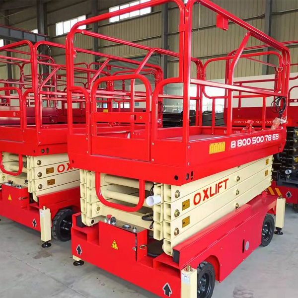 Ножничный подъемник передвижной OXLIFT QX-050-090 9000 мм 500 кг с выдвижной платформой HV Market