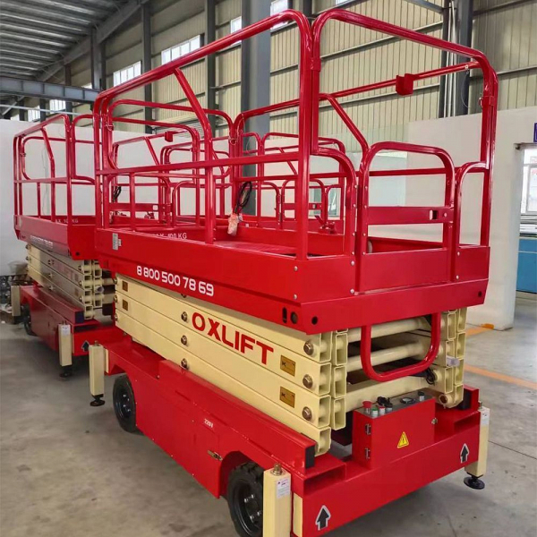 Ножничный подъемник передвижной OXLIFT QX-050-090 9000 мм 500 кг с выдвижной платформой HV Market