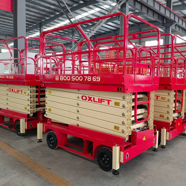Ножничный подъемник передвижной OXLIFT QX-050-070 7000 мм 500 кг с выдвижной платформой HV Market