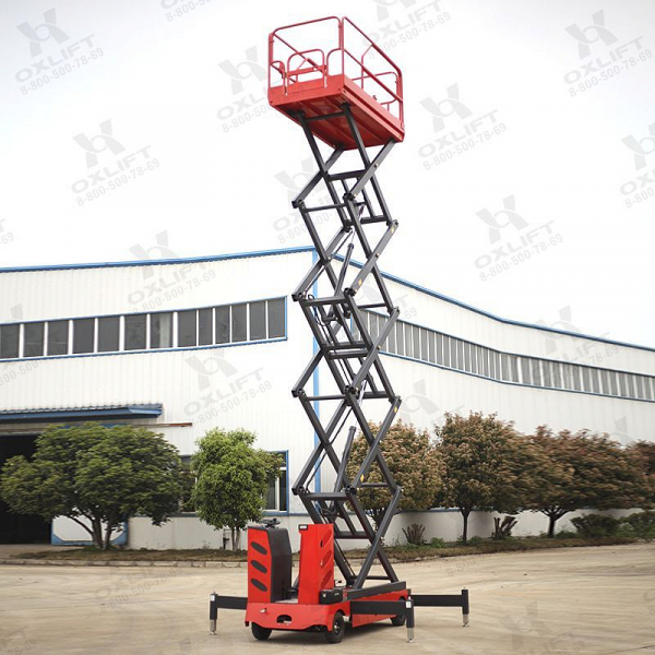 Самоходный ножничный подъемник QZ-050-090 WD OXLIFT 9000 мм 500 кг HV Market