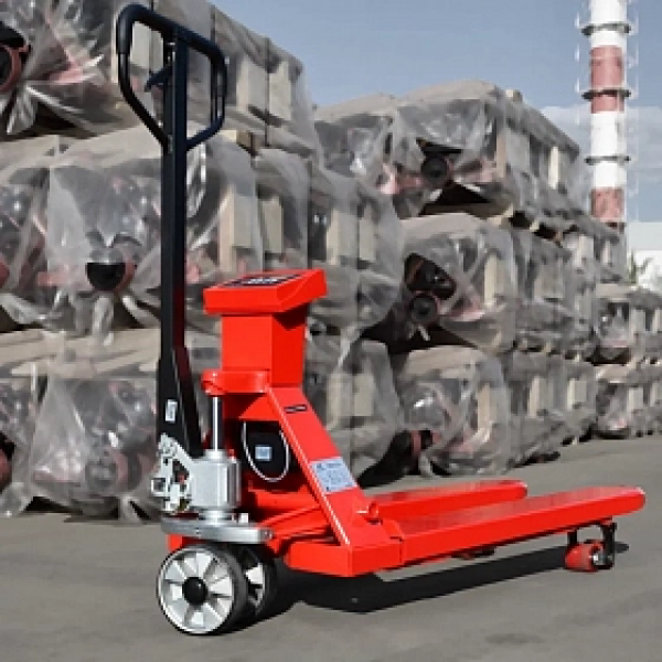 Ручная гидравлическая тележка с весами OXLIFT OX25V 2500 кг