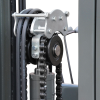 Электрический вилочный погрузчик CPD18-HC2 со свободным подъемом и боковым смещением вил HV Market