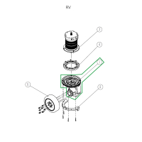 Редуктор ведущего колеса для ричтрака RV (45 об/мин, АС) HV Market