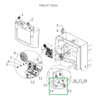 Датчик холла для штабелеров SDR/SDK1533/2036, для тележек SK20 HV Market