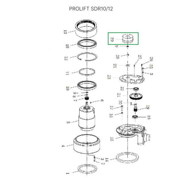 Катушка электромагнитного тормоза для штабелеров SDR 1-1,2 т, SDR1635, для тележек SD15