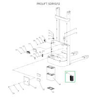 Зарядное устройство для штабелеров SDR 1-1,2 т, SDR1635 Li-ion (24В, 15А) HV Market
