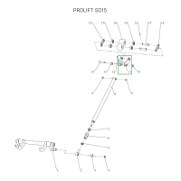 Рычаг силового блока для тележек SD15 HV Market