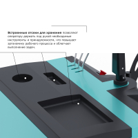 Штабелер с выдвижной мачтой (мини-ричтрак) PROLIFT PRO MRV 2050 li-ion HV Market